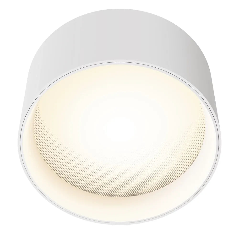 Spot aplicat din Aluminiu Alb D14xH7cm 15W 3000k 1020lm IP20 Vega