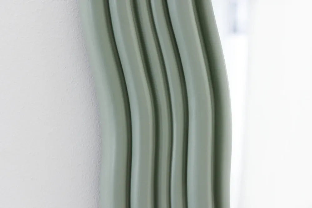 Oglinda cu rama din Poliuretan/MDF Verde H100xL52cm Alice Ii