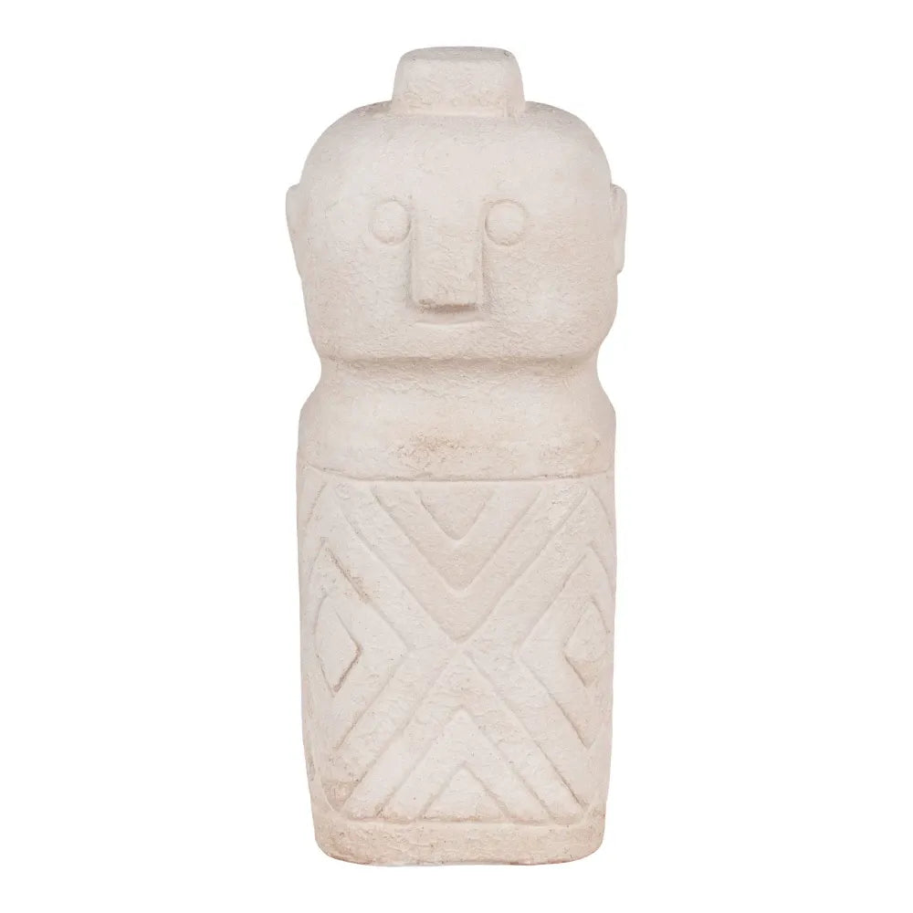 Obiect decorativ din Ciment Bej H15xL6,5cm HN0871