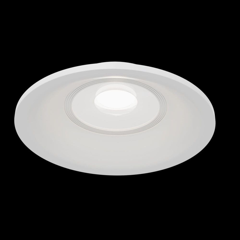 Spot incastra din Aluminiu Alb D9xH7cm Slim