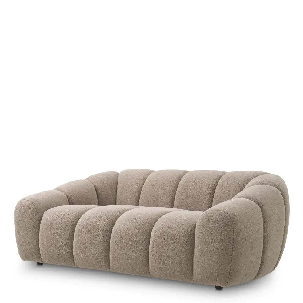 Canapea tapitat cu Stofa Grej L188xA104xH69cm Gavona Eichholtz