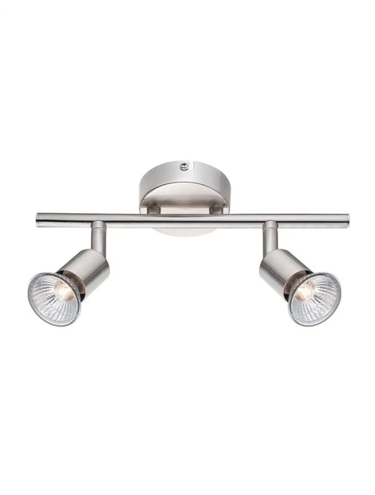 Plafoniera din Metal Argintiu H10.9xL31cm IP20 BASE