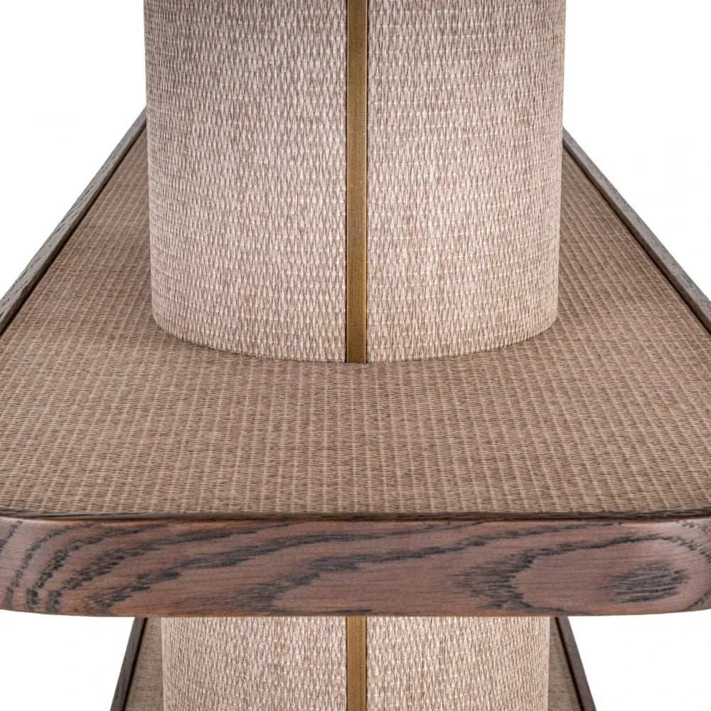 Etajera din Metal/In Auriu/Bej si Lemn/In Maro/Bej L150xH180cm Willox Richmond interiors