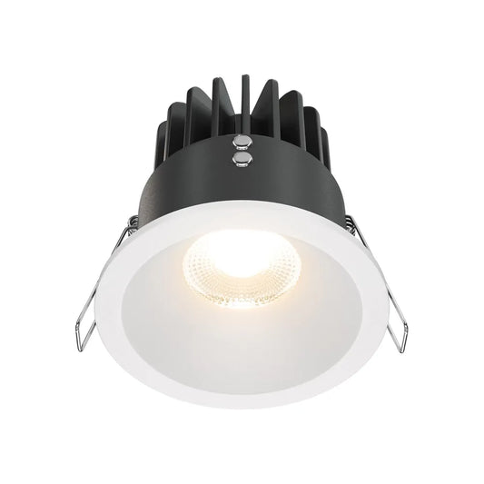 Spot incastrat rotund dimabil din Aluminiu Alb H8.5xD8.5cm IP 65 12W 910lm 3000k Zoom