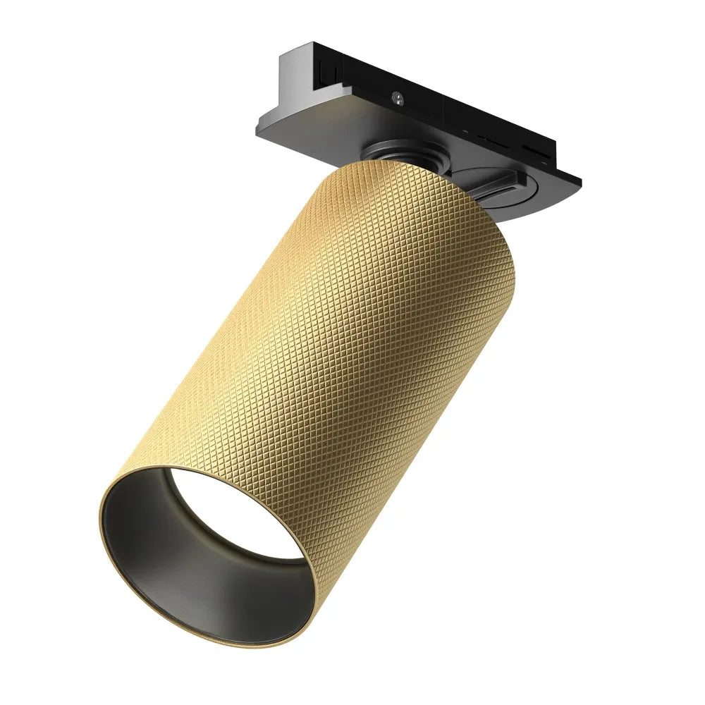 Spot pentru sina Unity din Aluminiu Negru/Auriu mat H10.8xL14cm Artisan