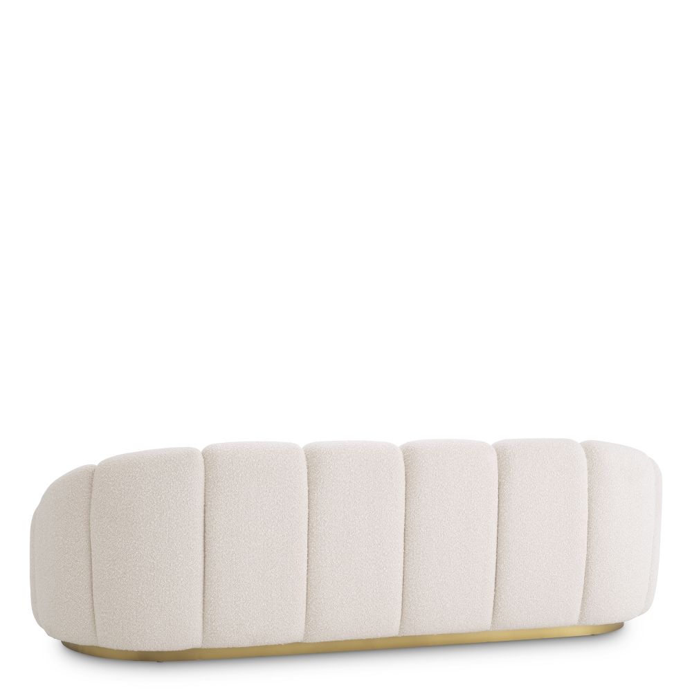 Canapea fixa Inger Eichholtz tapitata cu Stofa Boucle Crem L230cm