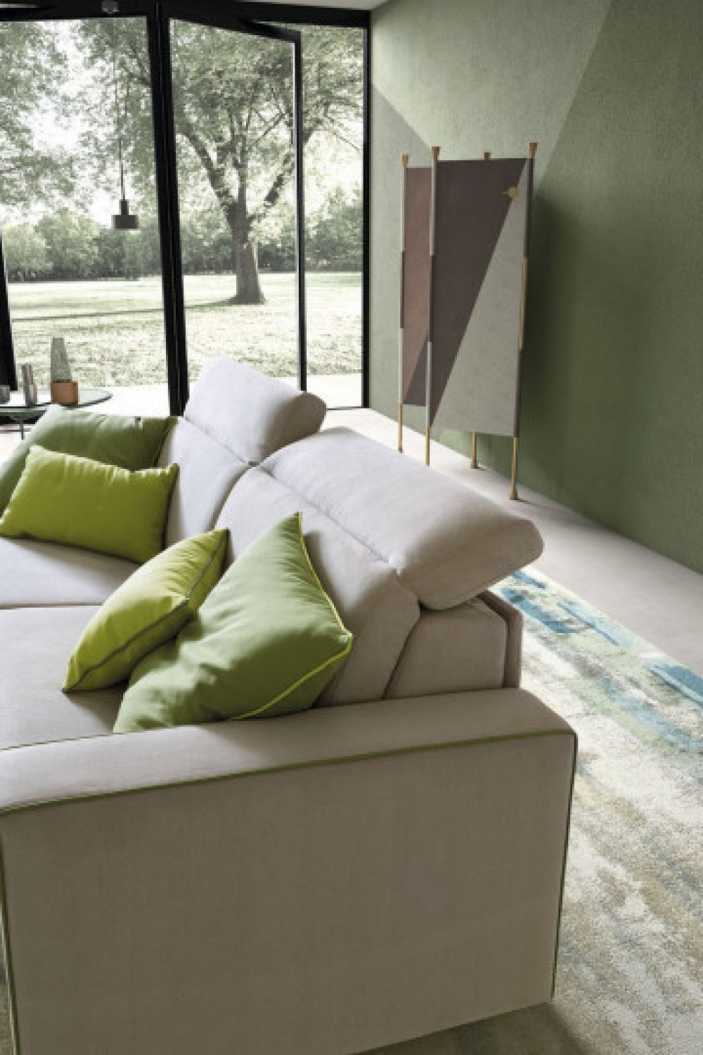 Canapea 2 locuri extensibila cu saltea de 120x199cm Barbados