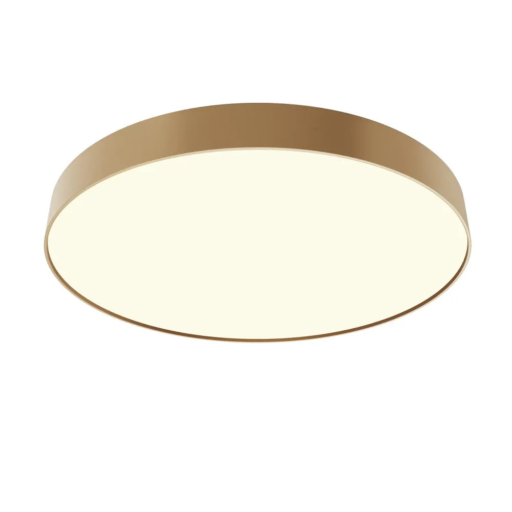 Plafoniera din Aluminiu Auriu mat H6xD60cm Zon