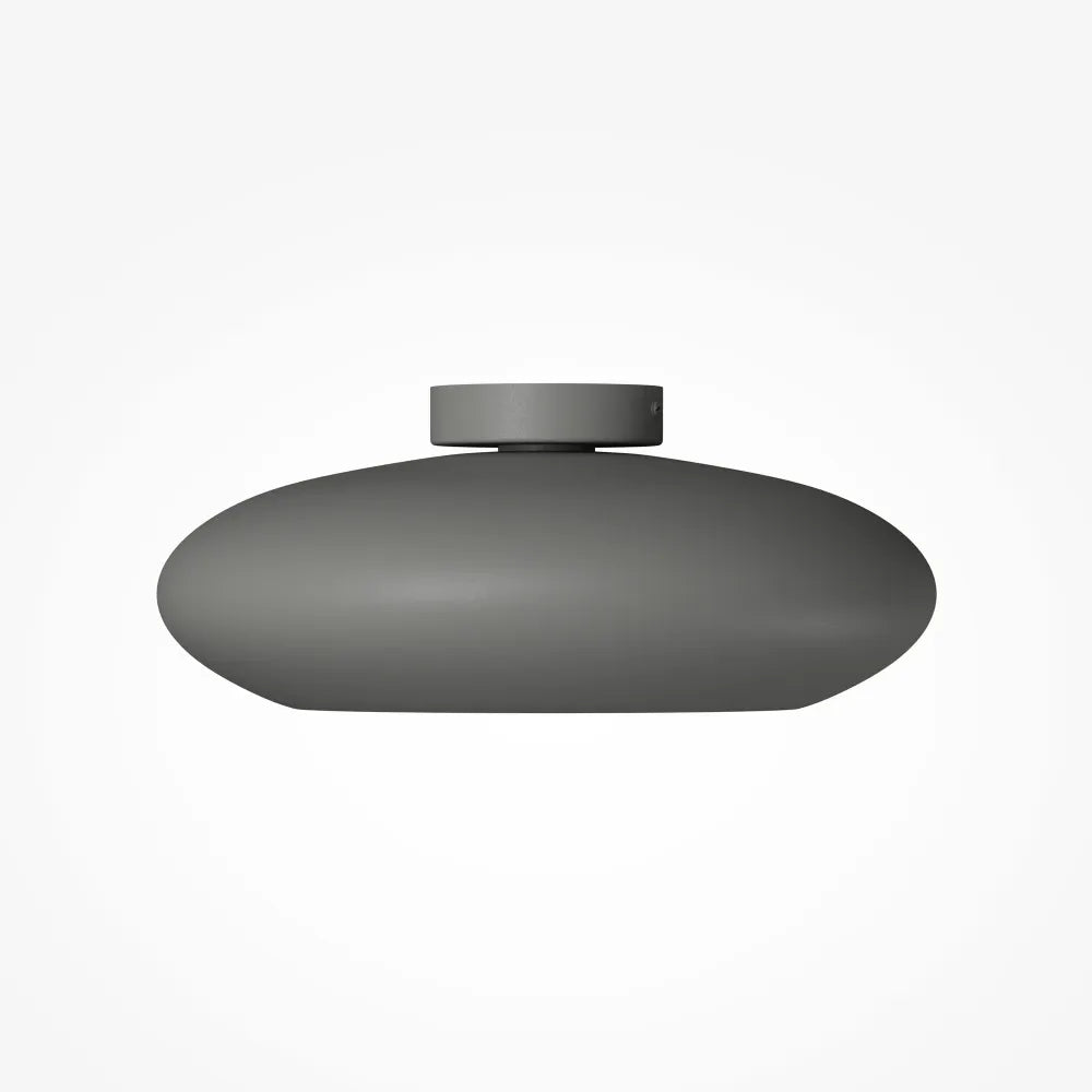 Plafoniera din Aluminiu Gri H16.5xD40cm Aros