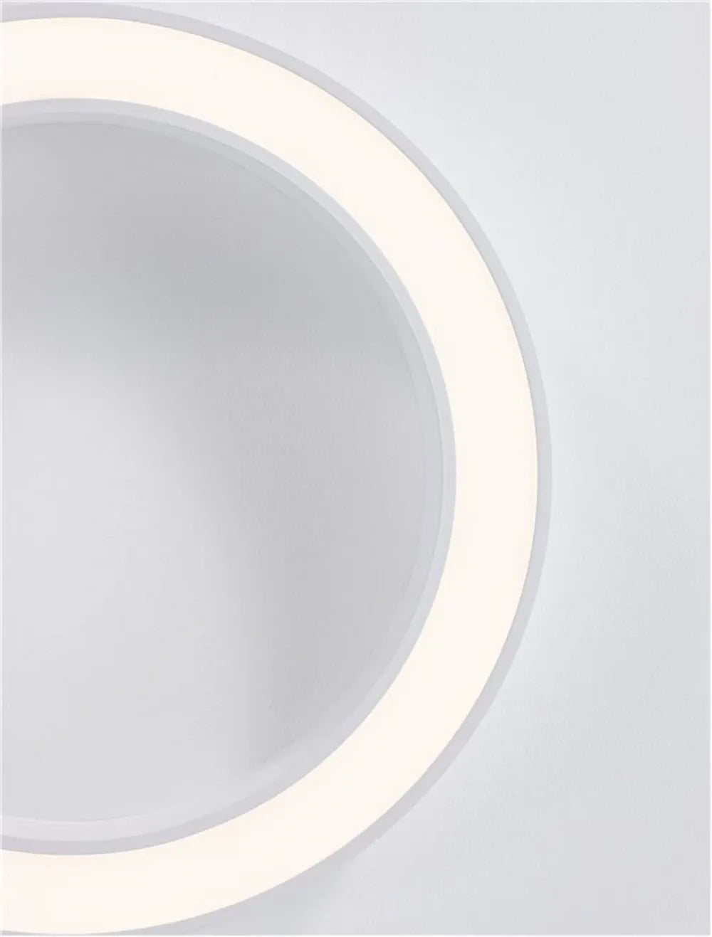 Plafoniera structura din Aluminiu Alb si abajur din Acrilic  H8xL60cm IP20 48W 3730lm 2700-4000k MORBIDO