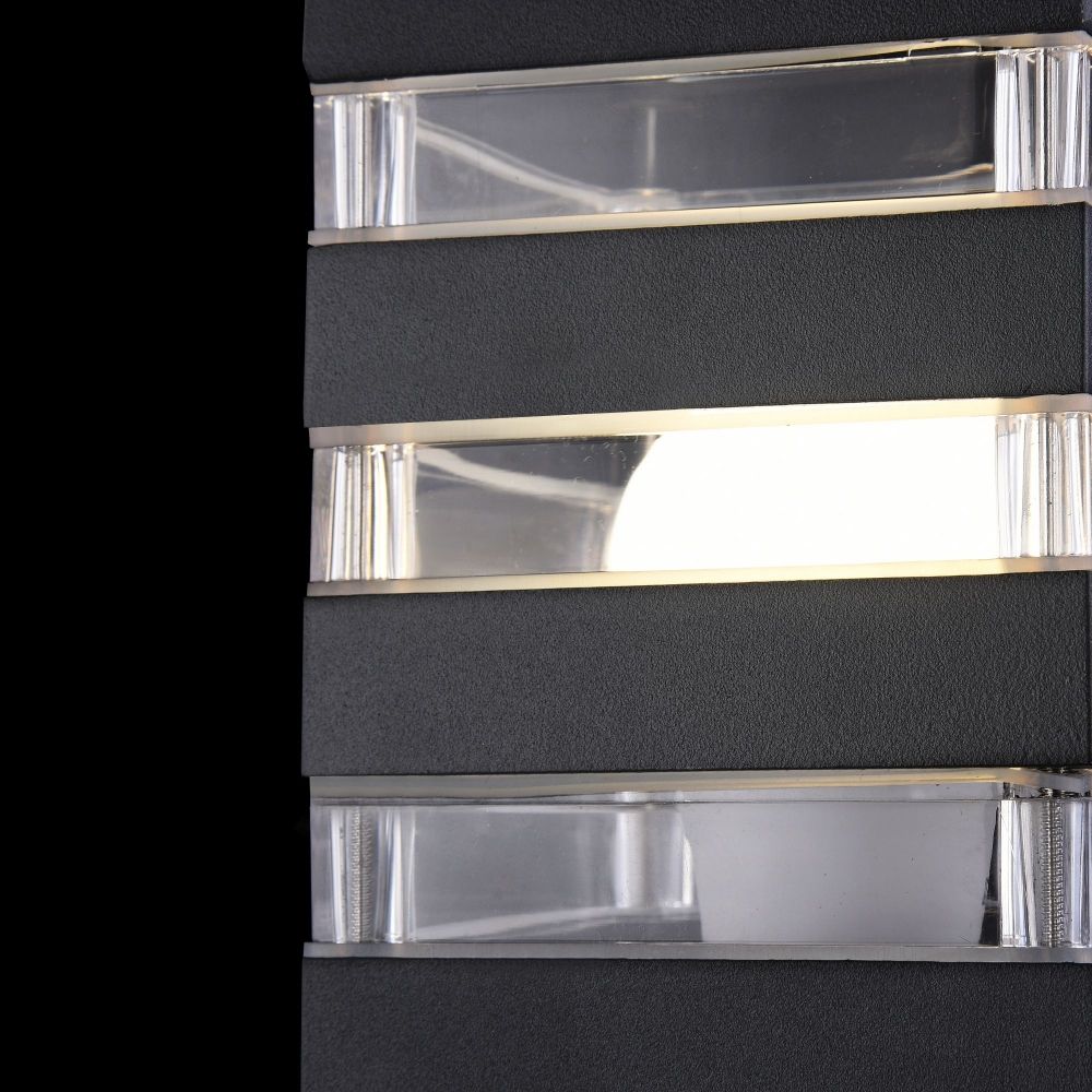 Stalp de iluminat pentru exterior din Plastic si Metal Negru L9xH61cm Linden