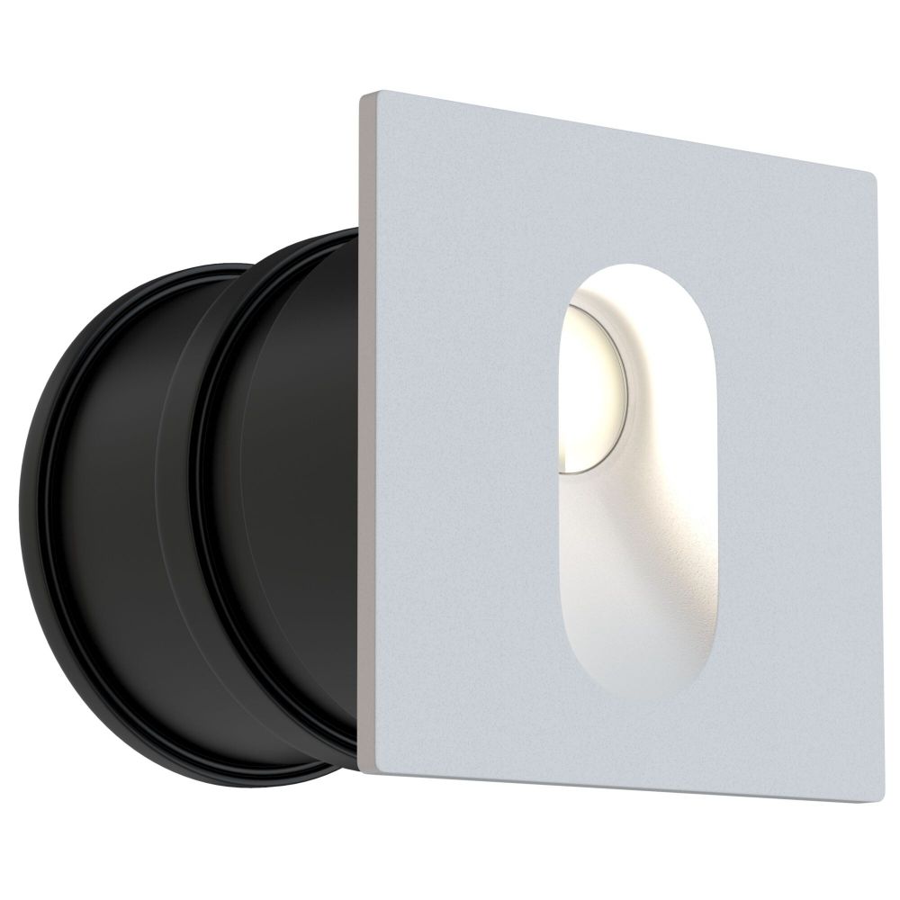 Spot incastra din Aluminiu Alb L7xH7cm Via Urbana