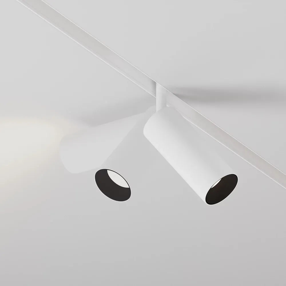 Spot pentru sina magnetica Exility din Aluminiu Alb 12W 970lm 3000k L13xH19cm Focus LED