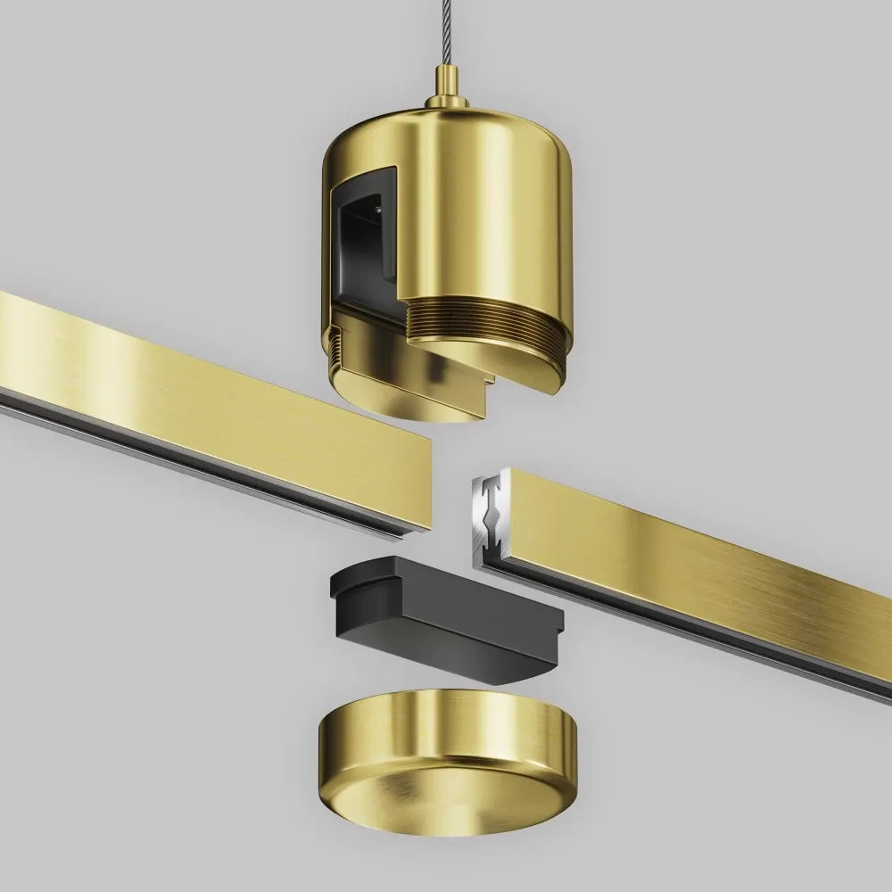 Suspensie prin cablu cu conector direct de alimentare Flarity din Aluminiu Alama