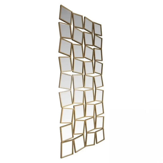 Oglinda cu rama din Metal Auriu H250xL112cm Badia Richmond interiors