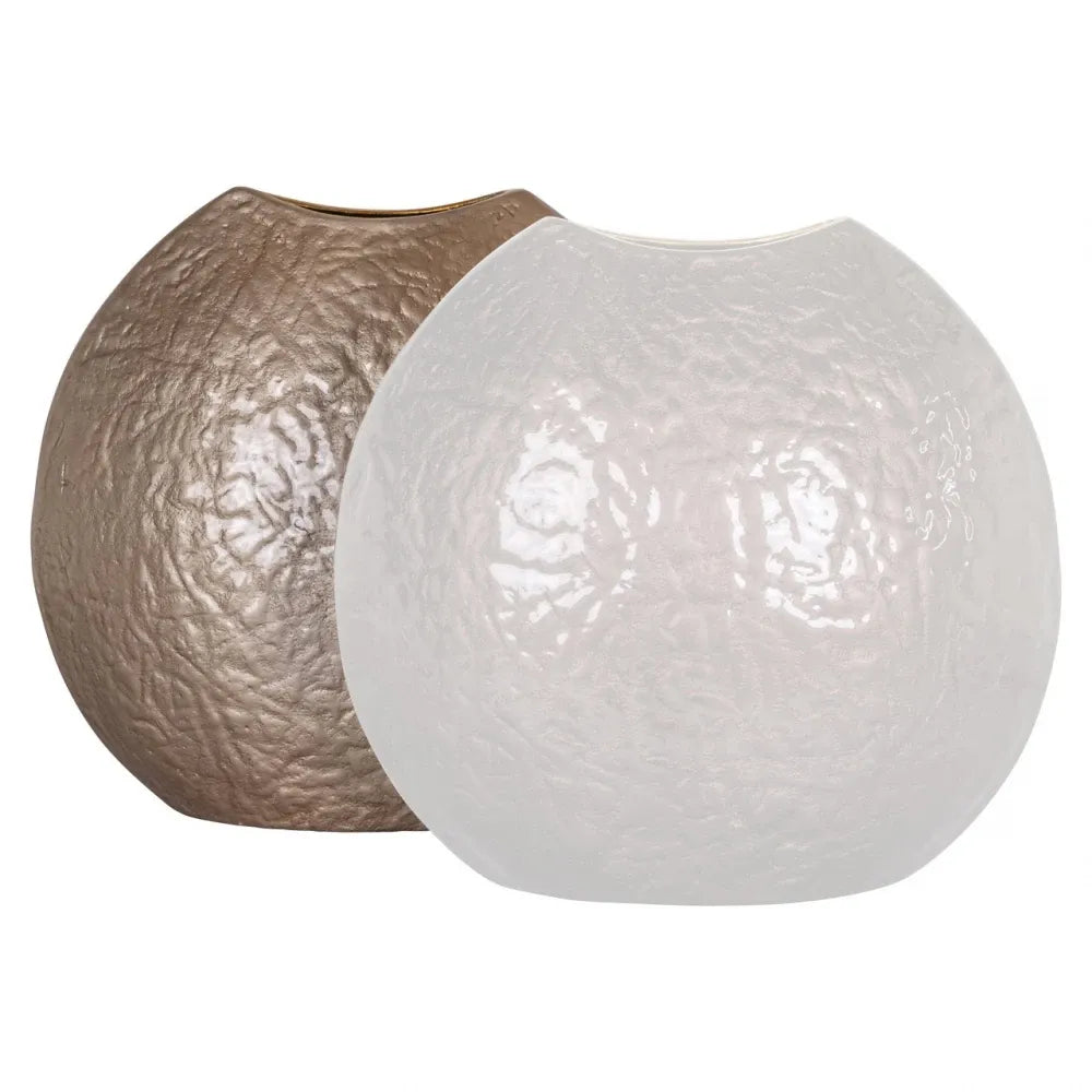 Vaza decorativa din Aluminiu Bej L38xH35cm Jaya Richmond interiors