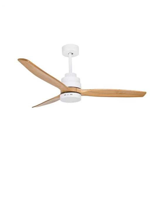 Ventilator structura din Metal Alb si abajur din Sticla Alb H38.5 - 48xL132cm IP20 12W 800lm 3000k NATURE