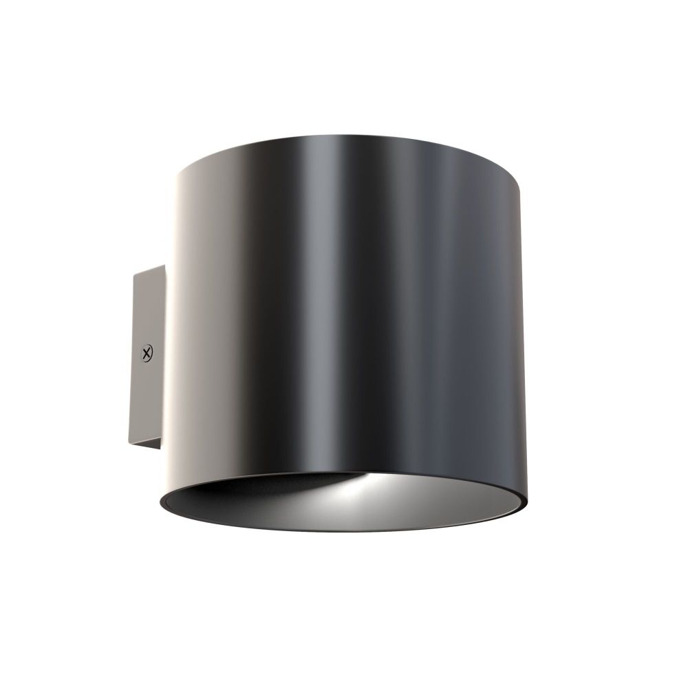 Aplica de perete din Metal Negru D10xH8cm Rond