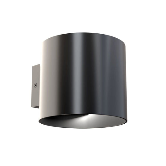 Aplica de perete din Metal Negru D10xH8cm Rond