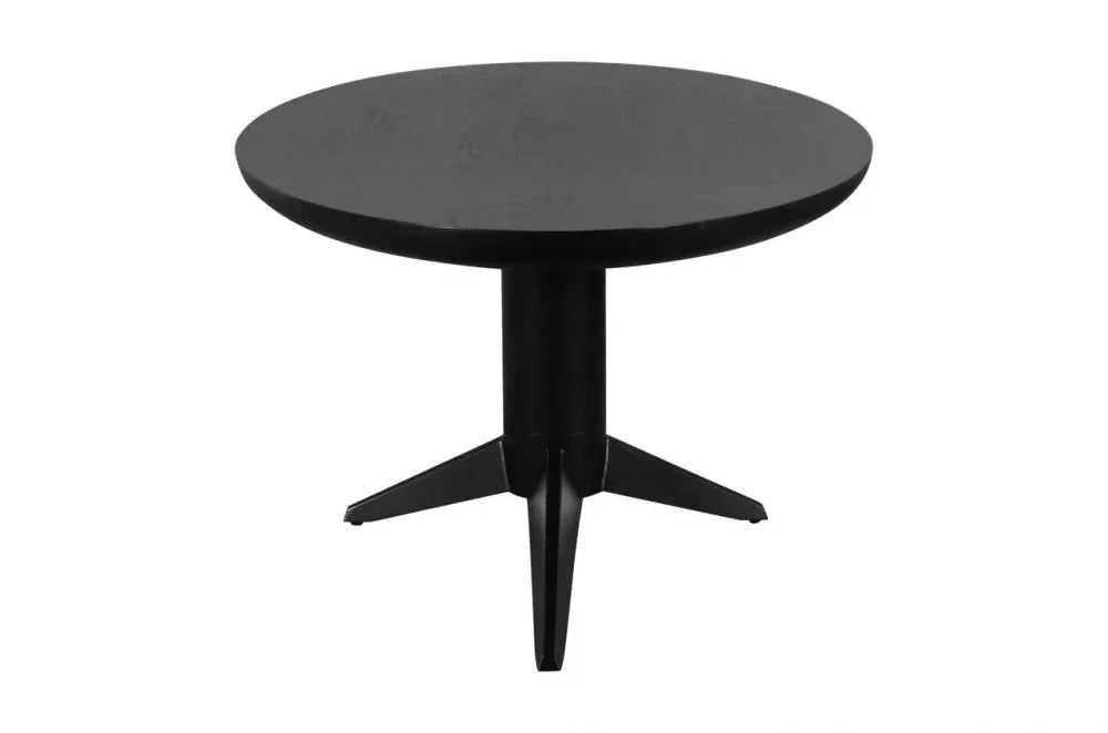 Masa ovala din Metal Negru si Lemn de stejar Negru L230xH76cm Rayford Richmond interiors