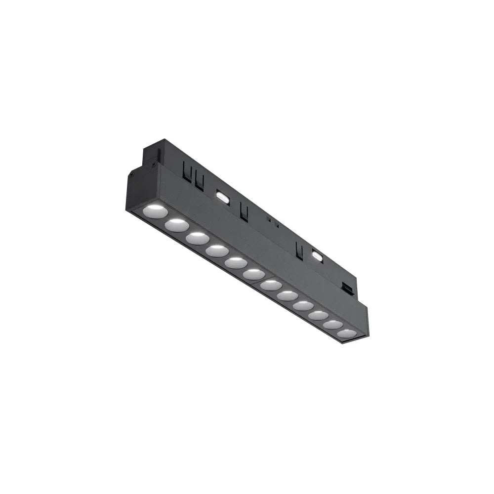 Spot dimabil pentru sina Exility din Aluminiu Negru H4.4xL22cm 12W 900lm 2700-6000k Points