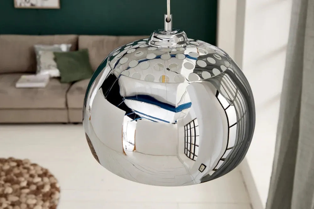 Pendul din Metal Argintiu D32xH22cm CHROME BALL