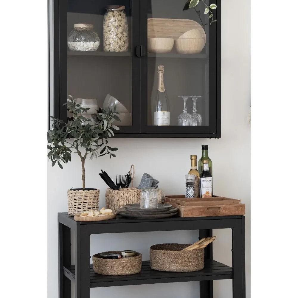 Set 3 tavi decorative din Lemn de tec Maro H5xL26-39cm Faro