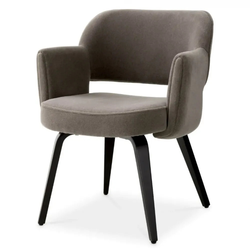 Scaun tapitat cu Stofa Maro L62xA61xH80cm Park Eichholtz