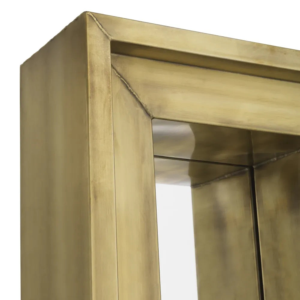 Oglinda cu rama din Metal/MDF Alama L45xH200cm Magenta rectangular S Eichholtz
