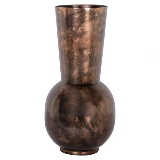 Vaza decorativa din Aluminiu Cupru D20.5xH42cm Jolise Richmond Interiors