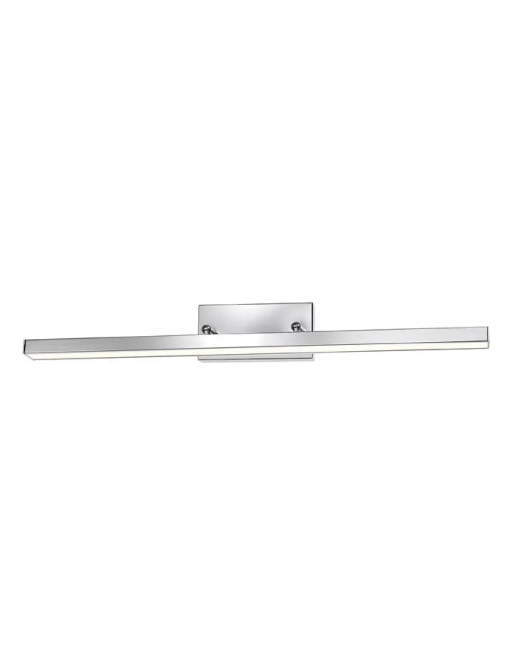 Aplica de perete structura din Aluminiu Argintiu si abajur din Acrilic Alb H6.5xL49cm IP44 12W 874lm 3000k MODENA