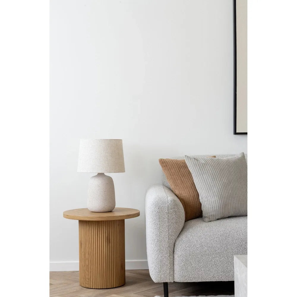 Coltar orientare dreapta cu picioare din Metal Negru tapitat cu Stofa boucle Gri L265xH80cm Salvador