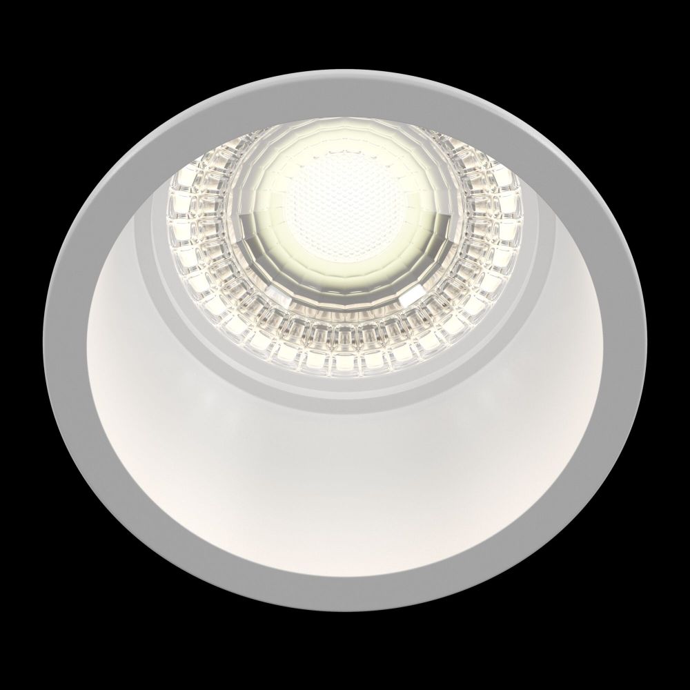 Spot incastra din Aluminiu Alb D7xH6cm Reif