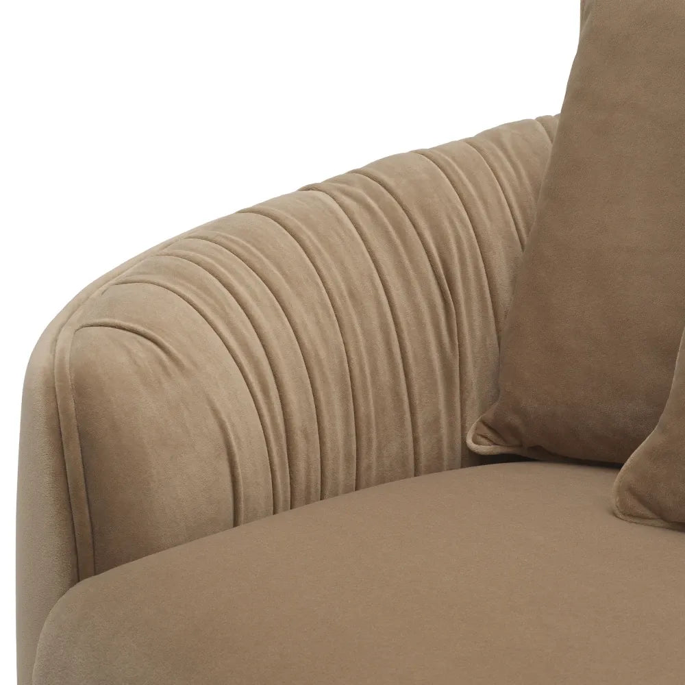 Canapea tapitat cu Catifea Maro L241xA100xH64cm Jameson Eichholtz