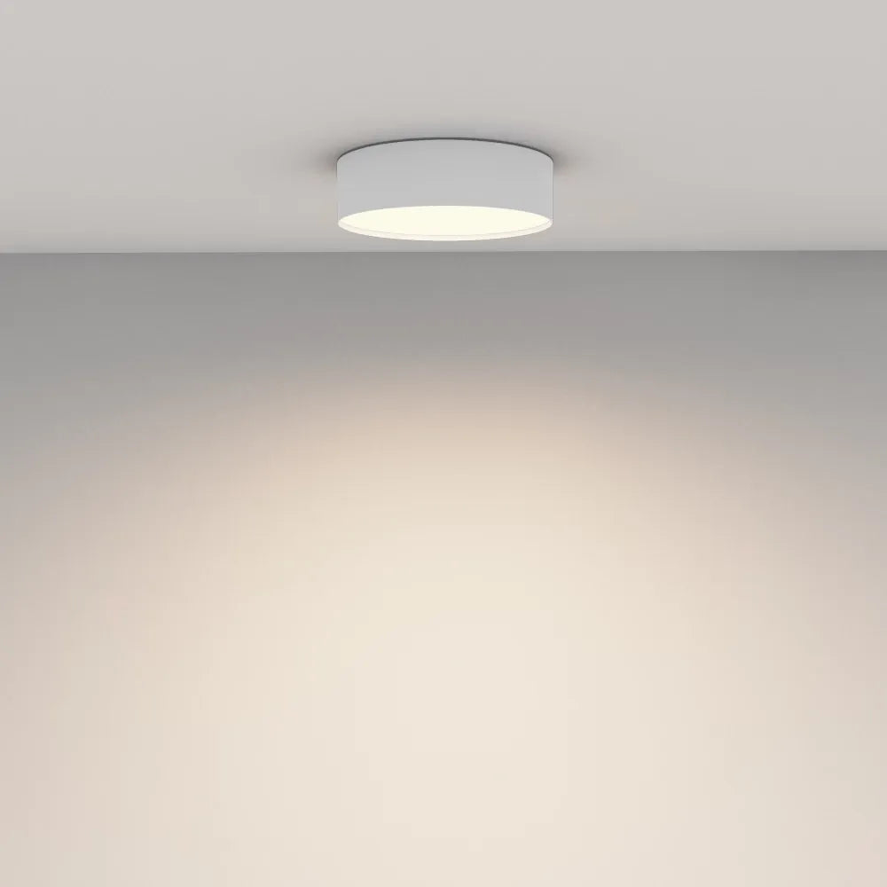 Plafoniera din Aluminiu Alb H6xD22cm Zon
