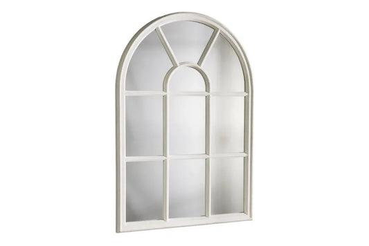 Oglinda cu rama din Lemn Alb H100xL70cm Castillo