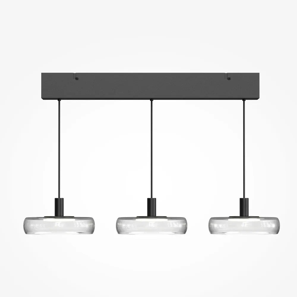 Lustra din Metal Negru H200xL68cm Float
