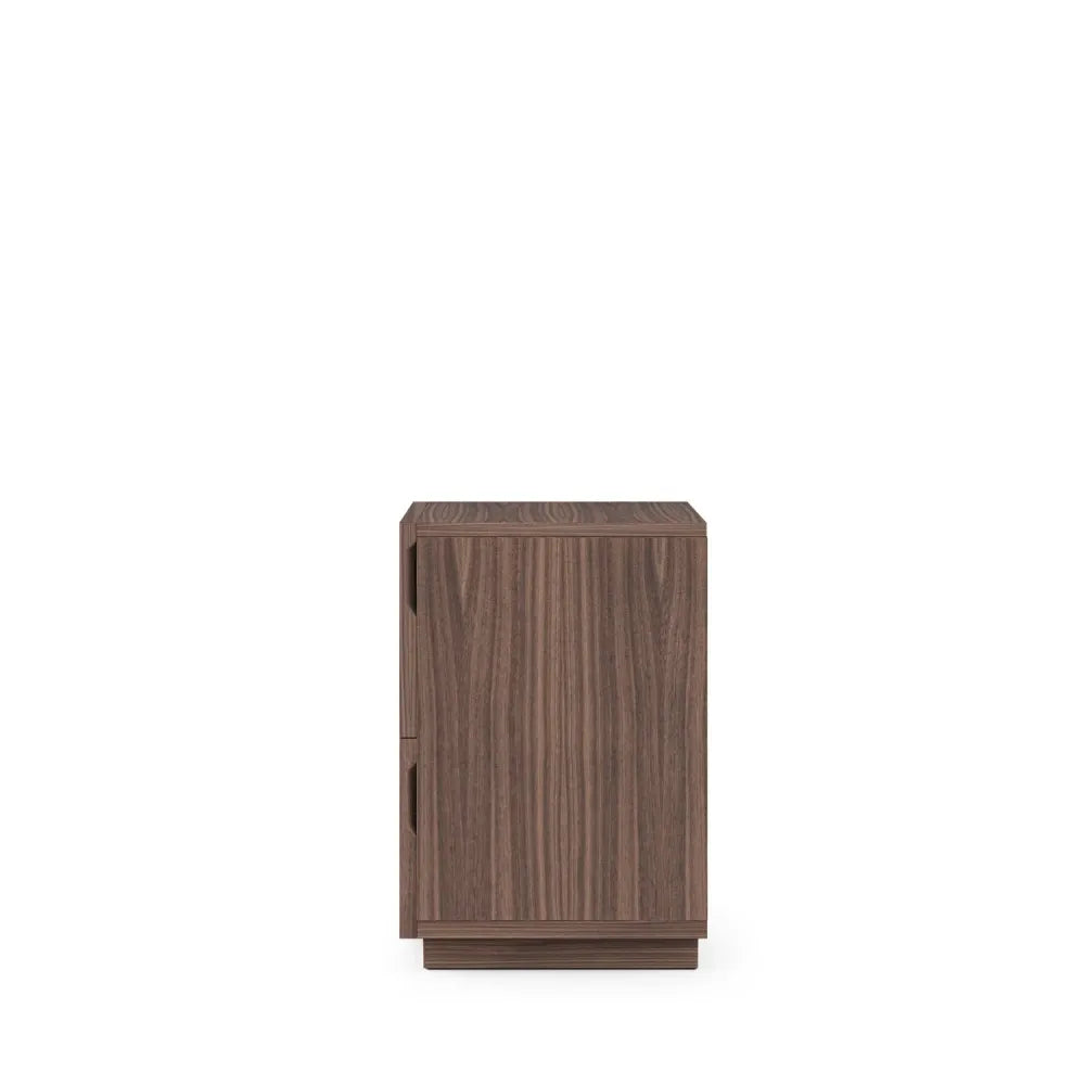 Noptiera cu sertare Borneo de culoare nuc L40xH46cm