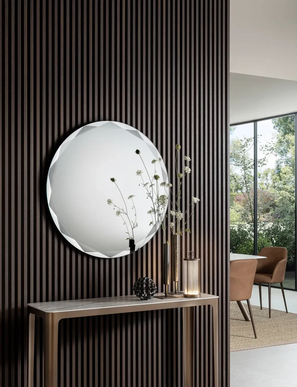 Consola extensibila premium Corner cu blat ceramic 90x48/200 cm