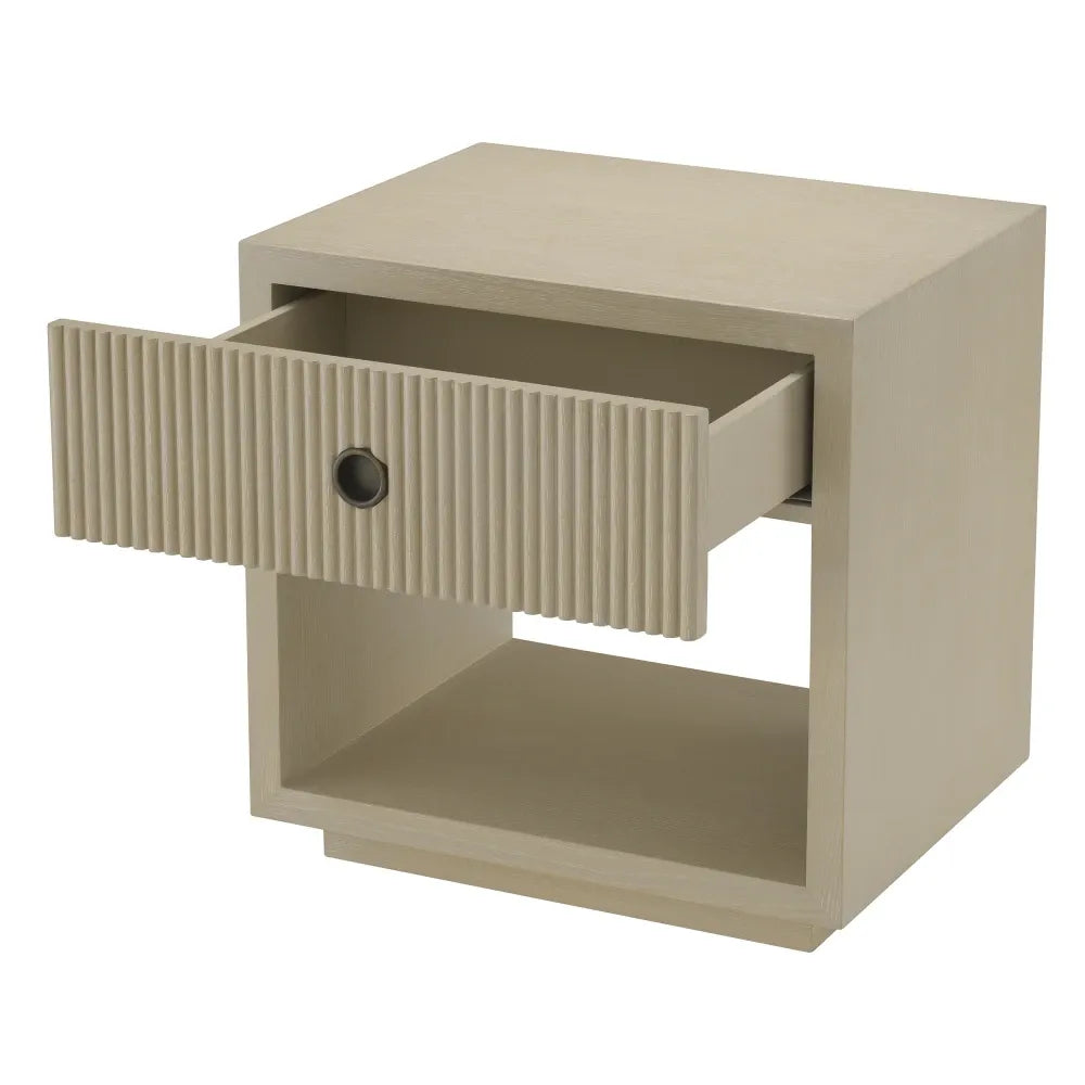 Noptiera din Furnir de stejar Maro deschis L60xH61cm Dimitrios Eichholtz