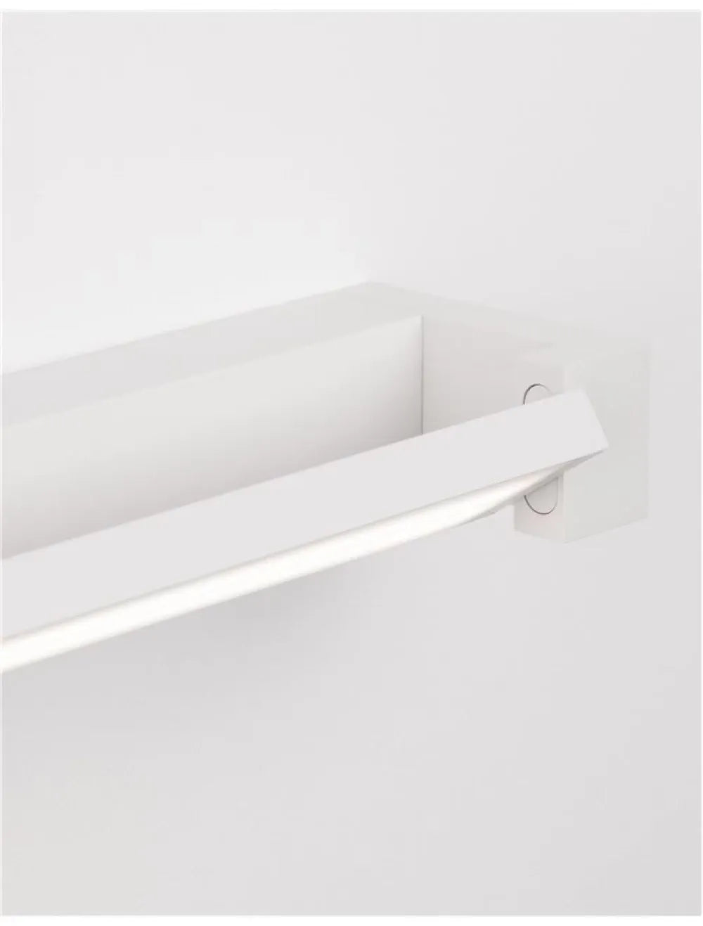 Aplica de perete structura din Aluminiu Alb si abajur din Acrilic  H4.2xL70cm IP20 20W 1811lm 3000k LINE