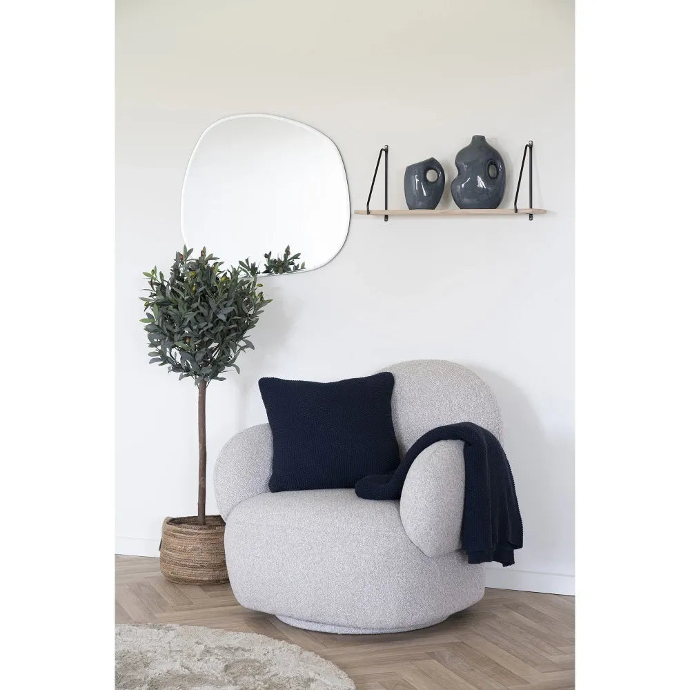 Perna decorativa din Bumbac Albastru 45x45cm Santos