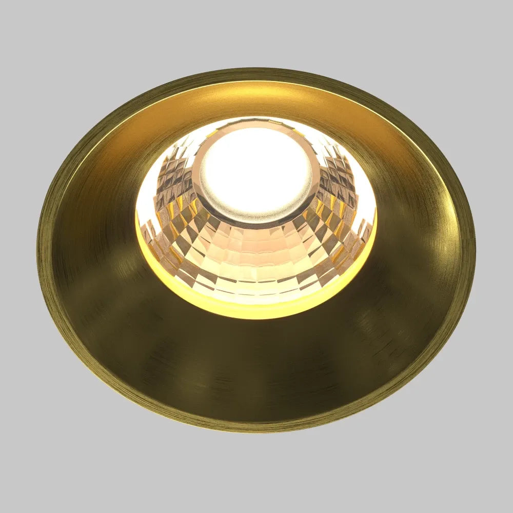 Spot incastrat din Aluminiu Alama H6xD7.4cm 12W 810lm 3000k Round