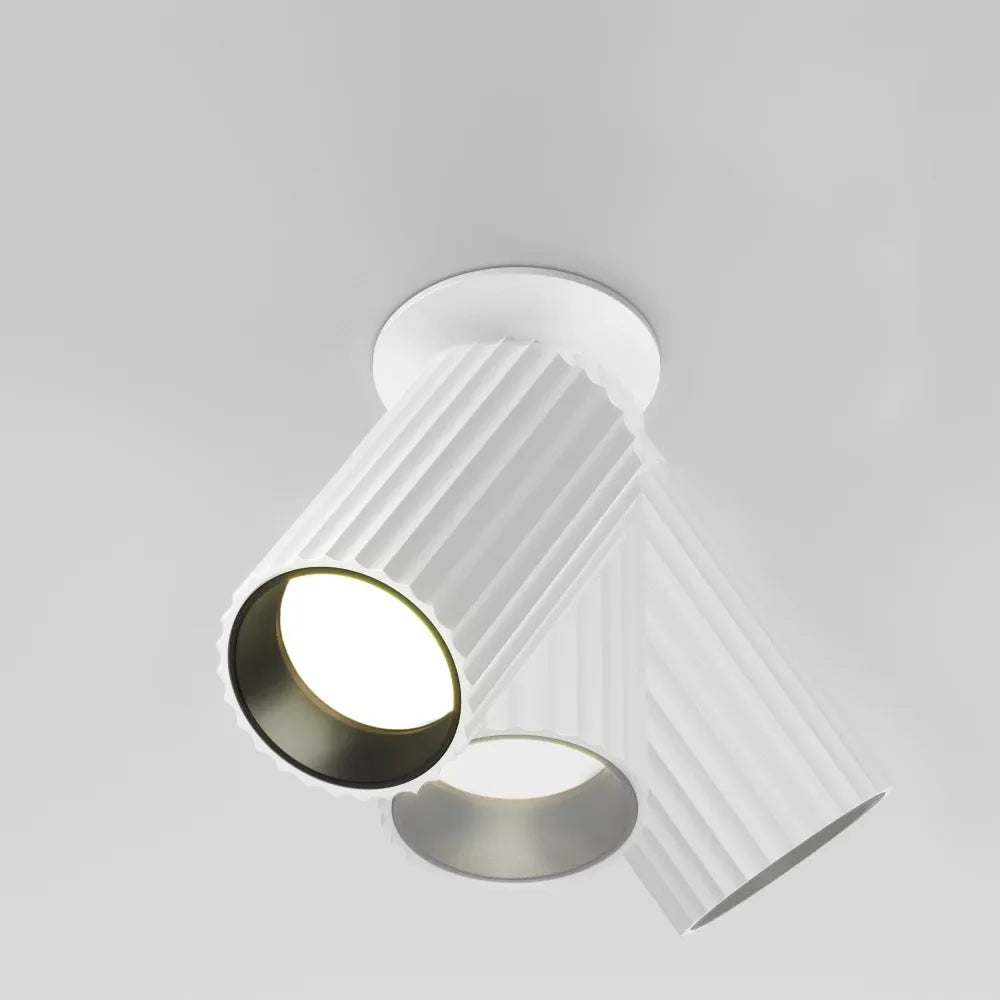 Spot incastrat din Aluminiu Alb H14.4xL10cm 10W Calipso