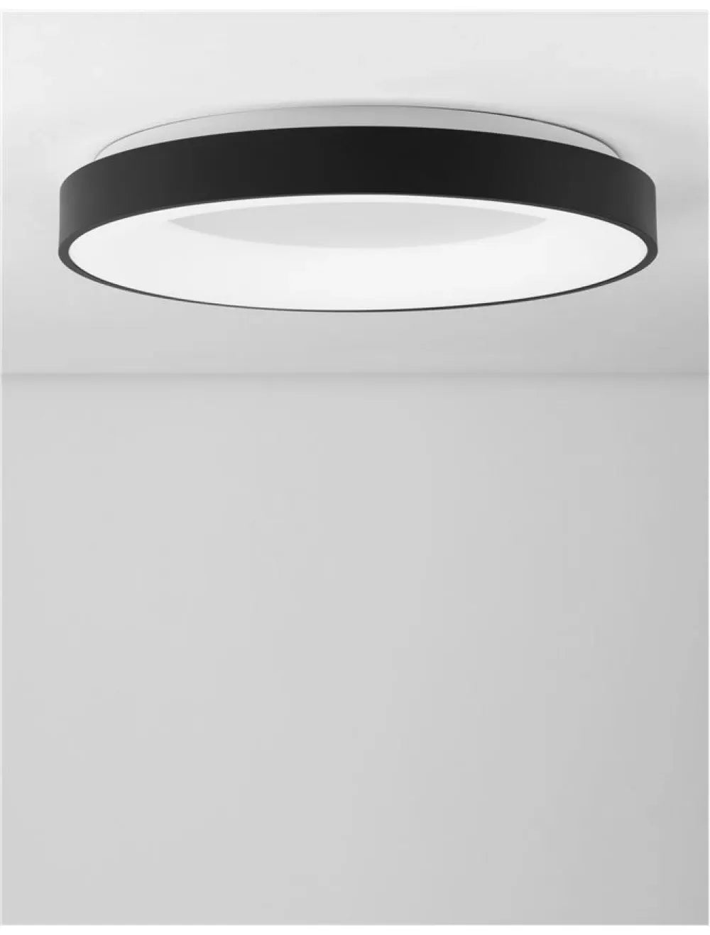 Plafoniera din Aluminiu Negru H9xL60cm IP20 50W 2864lm 4000k RANDO THIN