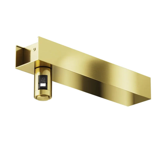 Baza de perete pentru driver cu priza de alimentare Flarity din Aluminiu Alama