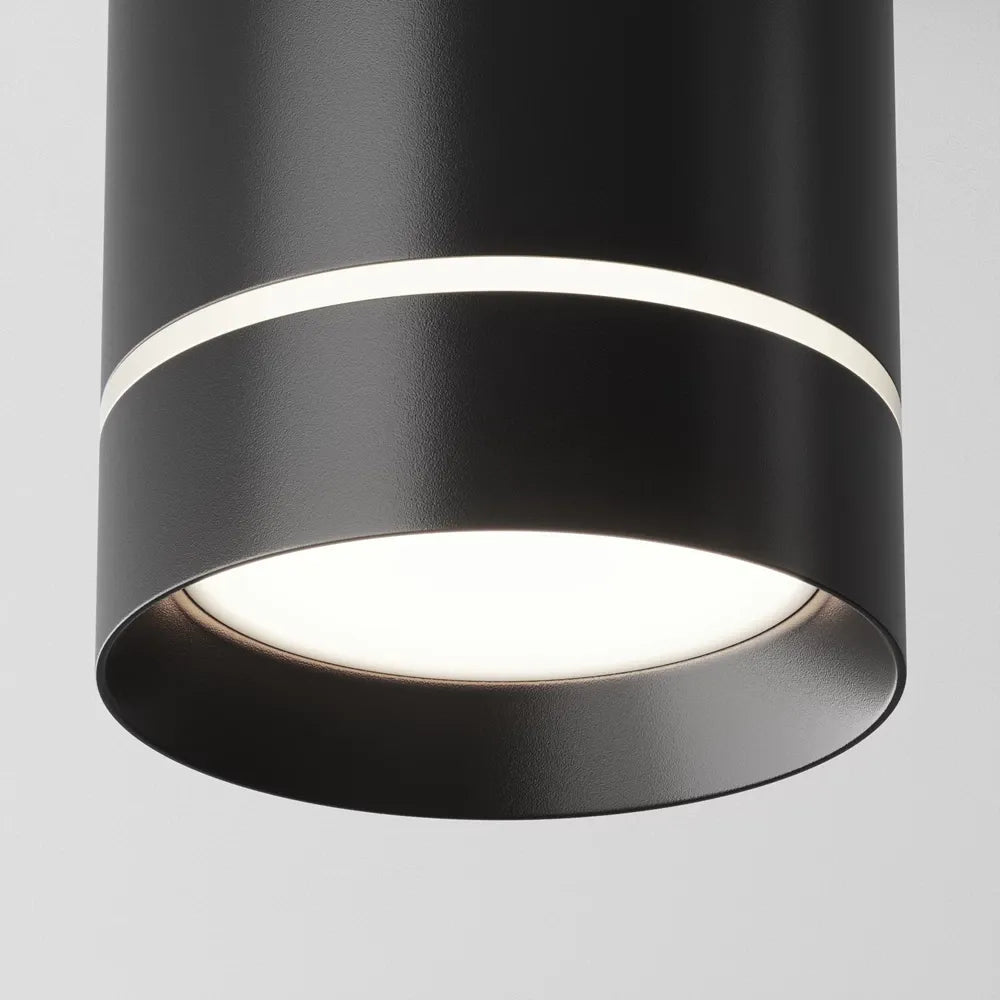 Spot aplicabil din Aluminiu Negru H10xD8cm IP 20 9W 300lm 4000k Orlo