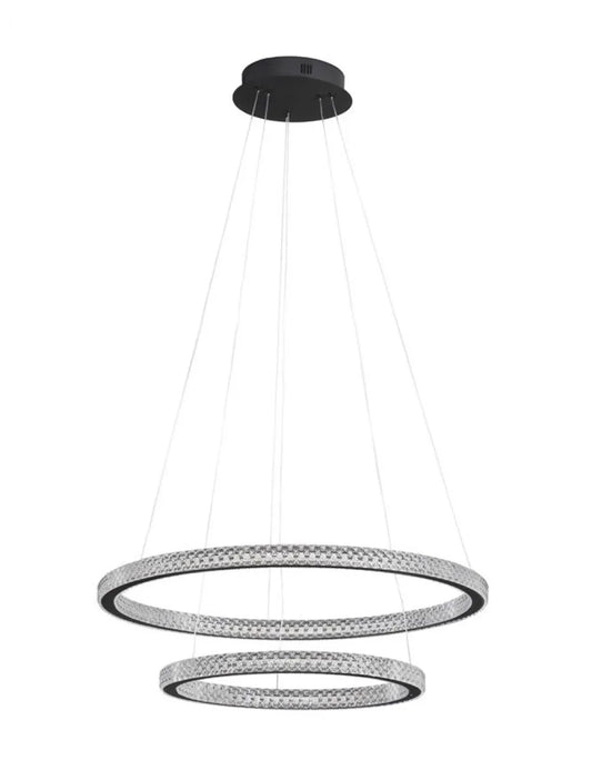 Lustra din Aluminiu Negru H120xL60.5cm IP20 54W 3350lm 3000k GINEVRA