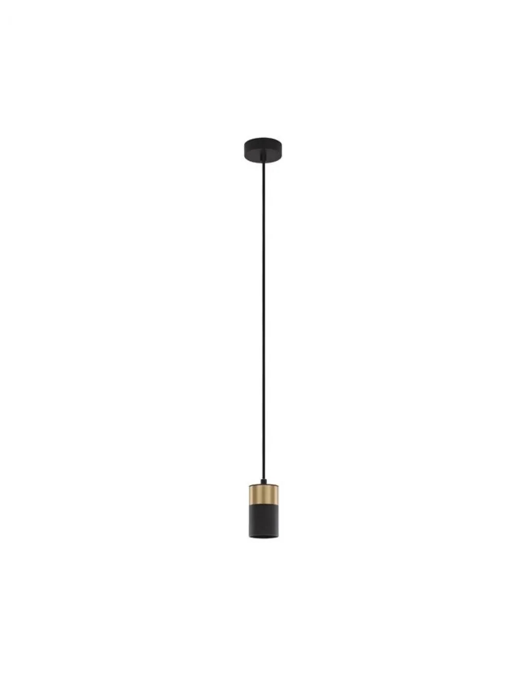 Pendul din Aluminiu Negru/Auriu H160xL5.6cm IP20 PONGO