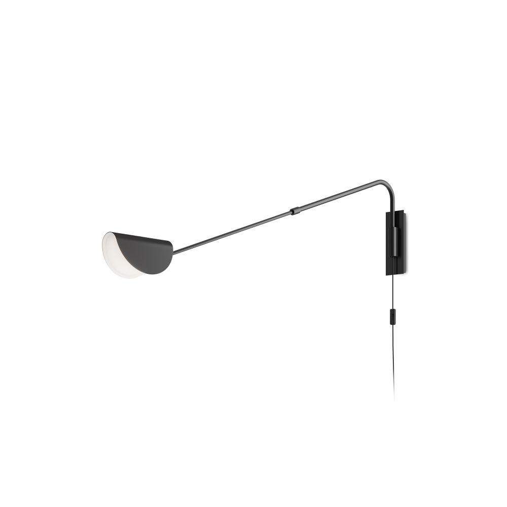 Aplica de perete Metal Negru L105xH36cm Mollis